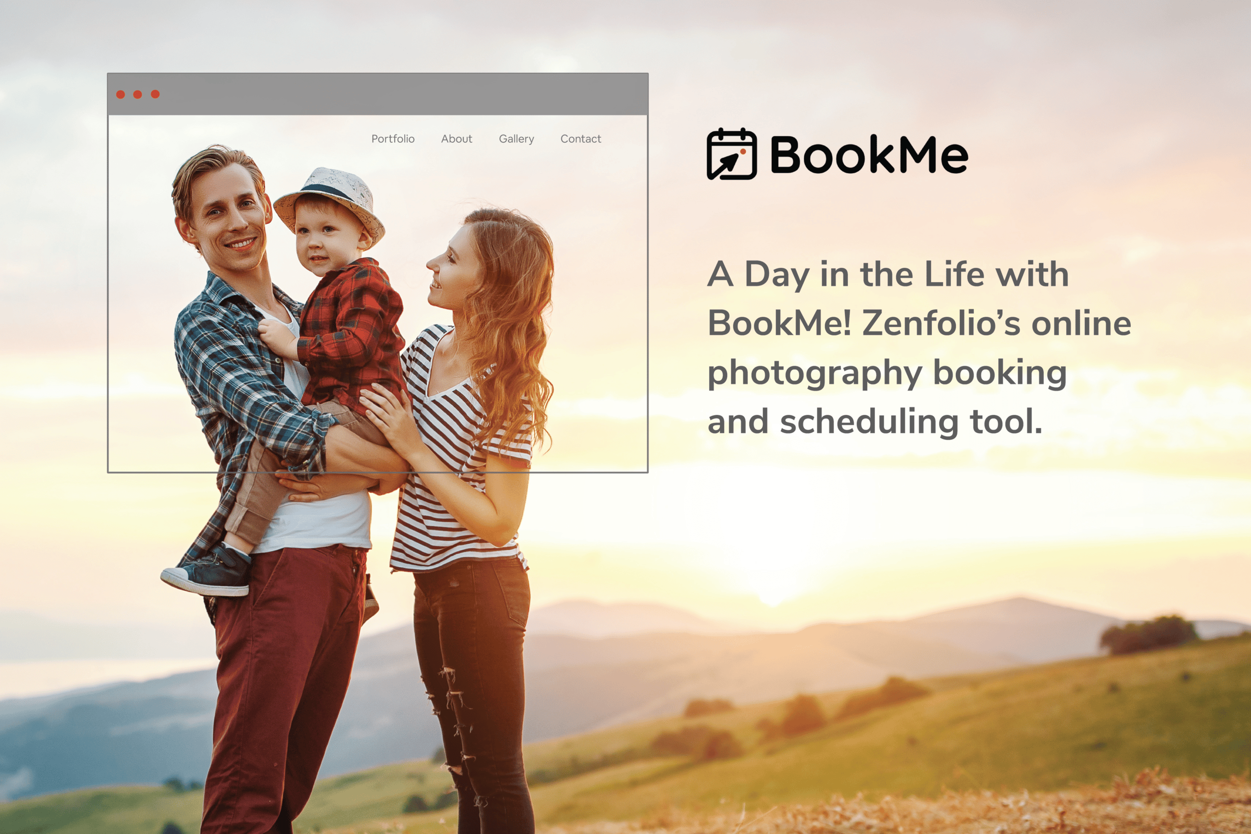 Automate your photography booking and scheduling workflow and get more clients with BookMe.